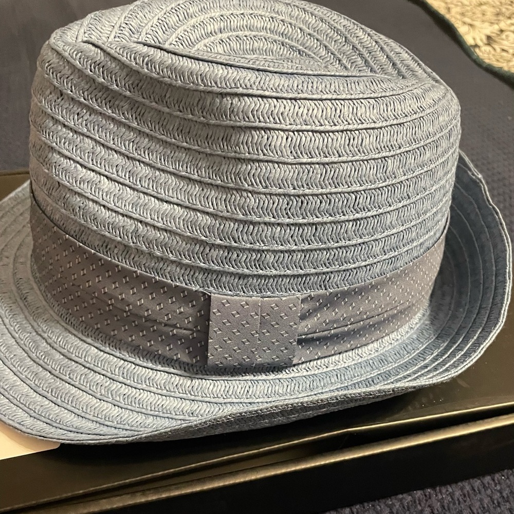 Stylish Blue Fedora Hat